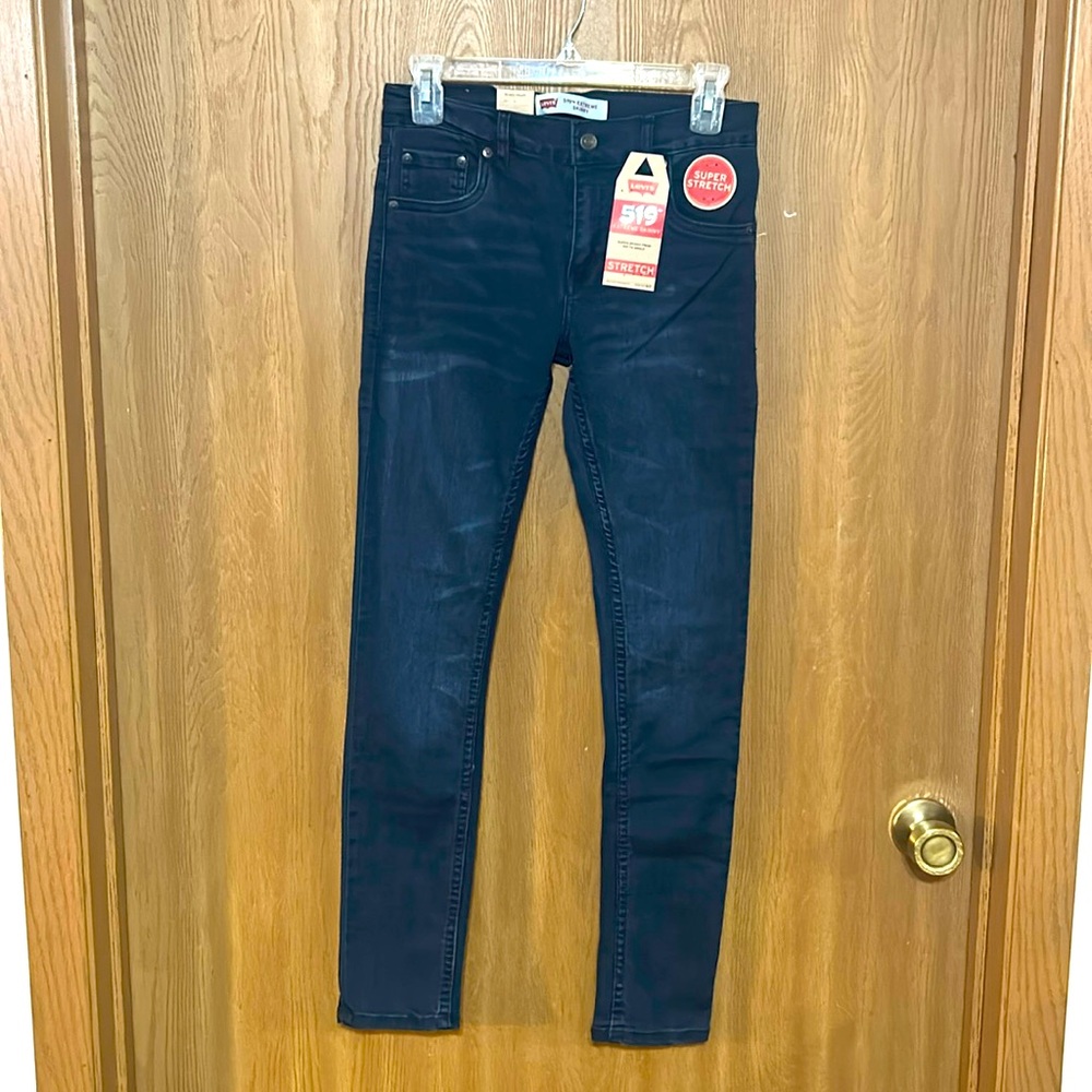 Levis 519 NWT Skinny Leg Jeans Size 16 (28x28)